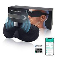 Anti Snoring Devices, Snoring Solution Device Smart Snore Stopper Snore Reducing Sleep Aids, Smart Snoring Eye Mask for Women and Men, Bluetooth Technology Records and Analyzes Sleep Datas