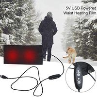 Sundlight Electric Waist Heating Pad USB Heated Waist Belt Wrap for Men Women Hot and Cold Therapy for Back Waist Abdominal Stomach Lumbar Thigh Muscle Strain, for Men Women