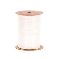 Berwick Craft Matte 1/4'' Wide Raffia Ribbon, White, 100 Yards