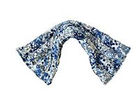 Ultra Premium Microwavable Heating Pad - Hot Cold Therapy - Organic Flaxseed & Cherry Pit Filler - Longer Lasting Heat- Large (Indigo)