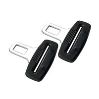 Auto Seat Belts Car Parts, 2 Pack Safety Buckle Seat Belt Plug Universal Connector Bayonet Safety with Card Insert