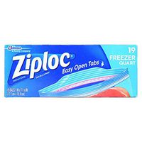 Ziploc Freezer Bags Quart 20 Count boxes