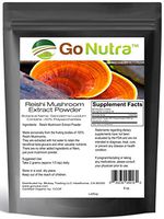Reishi Mushroom Extract Powder by Go Nutra - Ganoderma Lucidum/Ling Zhi - 50% Polysaccharides 8oz
