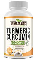 Turmeric Curcumin with BioPerine 2000mg. Highest Potency Available. Premium Joint & Healthy Inflammatory Support with 95% Standardized Curcuminoids. Non-GMO, Gluten Free Capsules with Black Pepper