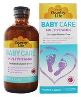 Country Life Baby Care Multivitamin 6 fl oz - 35 Servings - Supports Healthy Development - from Vegetarian Sources