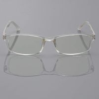 Cyxus Blue Light Blocking Glasses Professional UV Protection Reading Eyewear Anti Eye Fatigue Transparent Lens with TR90 Lightweight Eyeglass Frames Unisex (8327T34,Crystal)