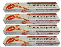Counterpain Muscular Pain Relief Hot Warm Balm 120g. (4 Packs)