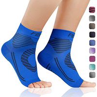 Featol Plantar Fasciitis Socks with Arch Support Ankle Support, Ankle Compression Socks Foot Sleeve to Relieve Arch Pain, Better Than Night Splint