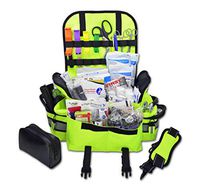 Lightning X Small First Responder EMT EMS Trauma Bag Stocked First Aid Fill Kit B (Fluorescent Yellow)