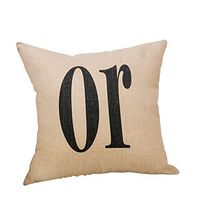 Indexshop Halloween Theme Pillow Covers, Pumpkin Smiley Face Throw Pillowcase Witch and Pumpkin Throw Pillow Case, Decorative Cushion Cover for Bedroom Sofa Chair Car, 18" x 18" (L)