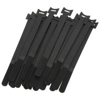 20 Piece 10 inch Hook and Loop Cable Ties Velcro