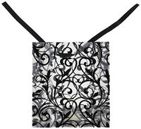 FROSTED BLACK & WHITE DESIGN BAGS (4 DOZEN) - BULK