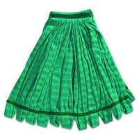 Rubbermaid Commercial T85206GRE Tube Mop, Microfiber, Green, Medium, 5-in Green Headband (Case of 6)