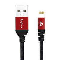 BigBlue 6.6ft Charger Cable Fits for Lifeproof Case, Phone Cable Ultra High Strength Charging Cable Compatible with Phone X/ 8/7 and More (Red)