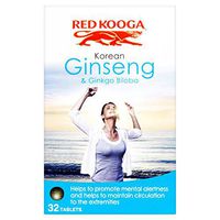 Red Kooga Korean Ginseng And Ginkgo Biloba - Pack Of 32 Tablets