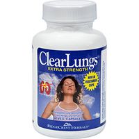 RidgeCrest Clearlungs Extra Strength Herbal Decongestant , 60 Vegetarian Capsules