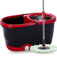 Mop Dual Drive Hand Pressure Mop Bucket Rotary Mop Dripping Dry Mop Cloth DELICATEWNN