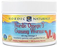 Nordic Naturals - Nordic Omega-3 Gummy Worms, Supports Optimal Brain and Immune Function, 30 Count