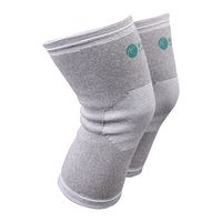 FDA Approved Far-Infrared Compression Knee Sleeve Brace for Joint Pain Relief, Arthritis and Injury Recovery,Grey (M)