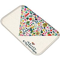 re2chiOngs Floor Mat Christmas Pattern Soft Anti-slip Bathroom Door Floor Mat Carpet Cushion 40x60cm A5