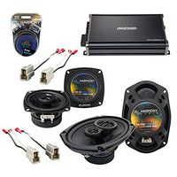 Compatible with Volkswagen Vanagon 86-92 OEM Speaker Upgrade Harmony R4 R69 & CXA300.4 Amp (Renewed)