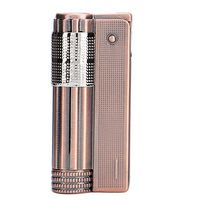 Lighter Cigarette Lighter Vintage Retro Portable Lighter Cigarette Lighter Men Rechargeable Lighter Gift (Copper)