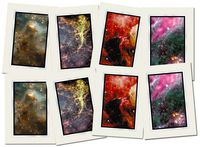 Hubble Telescope, Blank Note Cards, Set HRH3