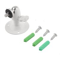 uxcell Metal Wall Ceiling CCTV Security Camera Cam Mount Stand Holder Bracket White