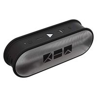 Kew Labs K1 Wireless Bluetooth Speaker - Premium Quality Sound and Bass - Portable Waterproof Pill Design - 12hr Battery Life - Featuring Built-in Mic for Calls (Silver)