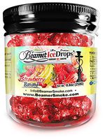 Strawberry Banana 250G Ultra Premium Beamer Ice Drops Hookah Shisha Smoking Gel. Each Bowl Lasts 2-4 Hours! USA Made, Huge Clouds, Amazing Taste! Better Taste & Clouds Than Tobacco!