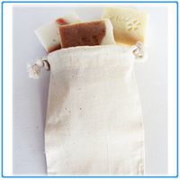 High Quality Cotton Muslin Bags Wedding Gift Bags 3x4 inch Pack of 24