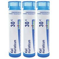 Boiron Kali muriaticum 30c, 80 pellets, homeopathic Medicine for Nasal Congestion, 3 Count