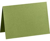 A9 Folded Card (5 1/2 x 8 1/2) - Avocado Green (50 Qty.)