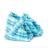 Comfort Finds Foot Pillows,Heel Protectors, Heel Cushions, Heel Protection, Effective Pressure Sore and Heel Ulcer Relief, Great for Swollen Feet, Comfort Heel Protection Foot Pillows, One Pair, Plaid