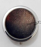 BlackKey Snake Skin Pattern 3-Compartment Decorative Pocket Gift Box Case Organizer for Pill, Color 1-1339