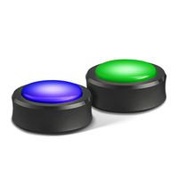 Echo Buttons (2 buttons per pack) - A fun companion for your Echo