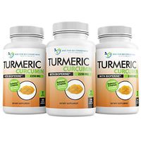 Turmeric Curcumin - 2250mg/d - 95% Curcuminoids - 540 Veggie Caps with Black Pepper Extract (Bioperine) - 750mg Capsules - Most Powerful Turmeric Supplement with Triphala