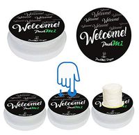 PushMi Easy to carry Instant scented wet towelette - compact and compostable Wipe Tissue (Green Tea, 15 Pack)