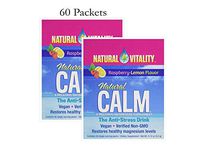 Natural Vitality Natural Calm, Magnesium, Packets (Raspberry Lemon, 60 Packets)