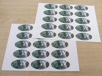 Minilabel Pack Of 30 Koala Bear, 51X25mm Oval Seal Labels, Stickers For Craft, Decoration, Gift Wrapping, Presents, Envelopes, Bags Or Cards