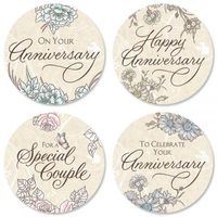Expressions of Faith Celebration Stickers- Set of 24 Round Evelope Seals