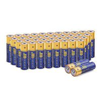 JMEXSUSS 40 Pack 2600mAh High-Capacity Alkaline AA Batteries (40 Count, AA, 2600mAh)