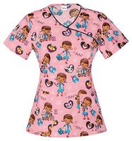 Mock Wrap Top (I Care For Pets;3X-Large)