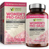 Vitamin Bounty Probiotic & Prebiotic for Women - 10 Billion CFUs Per Serving with Cranberry, 5 Strains - for Feminine Health, bv Defense & pH Balance