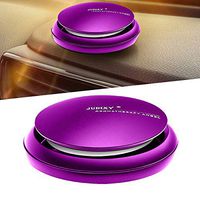 Car Fragrance Diffuser,Car Perfume Air Freshener Grinded Aluminum Alloy Fragrance Aromatherapy Essential Oil Car Scent Diffuser Air Purifier Aroma Box(Purple)