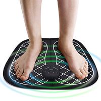 WMWHALE Foot Massager Foot Muscle Stimulator Massager Wireless Low Frequency Feet Physiotherapy ABS Stimulator Massage Mat Pain Relief