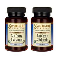 Swanson Tart Cherry & Melatonin 30 Tabs (2 Pack)