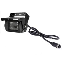 4 Pin Vehicle Backup Rear View Reversing HD Parking Camera Car Truck Lorry Pickup Bus Vehicle Caravans 4Pin Connector Plug Waterproof Shockproof Night Vision 12V 24V