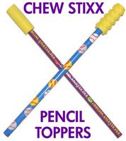 The Sensory University CHEW STIXX Pencil Toppers Orange Flavored