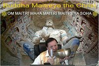 Buddha Maitreya the Christ OM Mantra - Meditation Poster